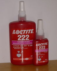 loctite乐泰222螺纹锁固剂 强泰胶粘剂制品厂 乐泰401胶水,410胶水,587硅橡胶,755清洗剂,,